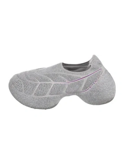Pre-owned Givenchy Patterned Sneakers In Grey/purple