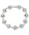 Givenchy Pave & Round Crystal Halo Flex Bracelet