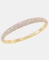 Givenchy Pave Bangle Bracelet In Gold