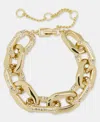 Givenchy Pave Link Flex Bracelet In Gold