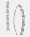 Givenchy Pave Twist Threader Earrings In Yellow