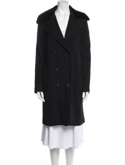 Pre-owned Givenchy Peacoat In Black