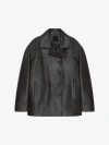 GIVENCHY PEACOAT IN LEATHER