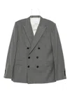 Givenchy Peak-lapel Wool Blazer In Gray
