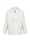 Givenchy Peak-lapels Double-breasted Blazer In White