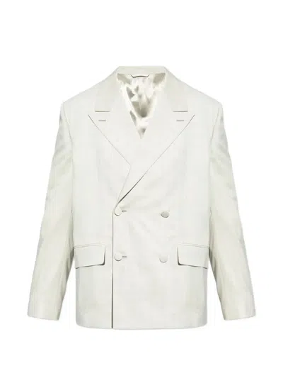 Givenchy Peak-lapels Double-breasted Blazer In White