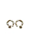 Givenchy Pearl Earrings In Multicolor