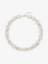 Givenchy Pearl Necklace With Crystals In Multicolor