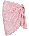 Givenchy Pearl Print Silk Sarong In Multi
