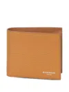 Givenchy Pebbled Leather Wallet In Brown