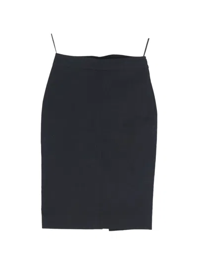 Pre-owned Givenchy Pencil Mini Skirt In Black