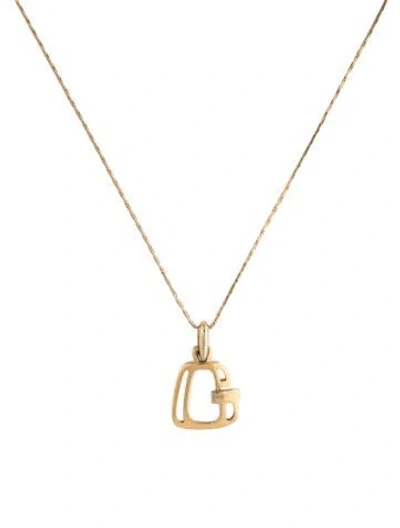 Pre-owned Givenchy Pendant Necklace, 15.75" In Multicolor