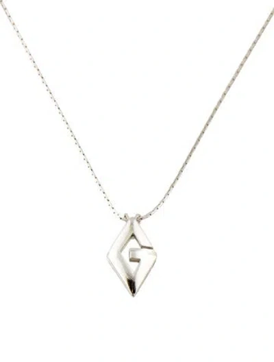 Pre-owned Givenchy Pendant Necklace, 16.25" In Multi