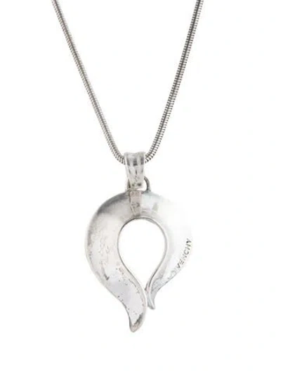 Pre-owned Givenchy Pendant Necklace, 20.75" In Multicolor