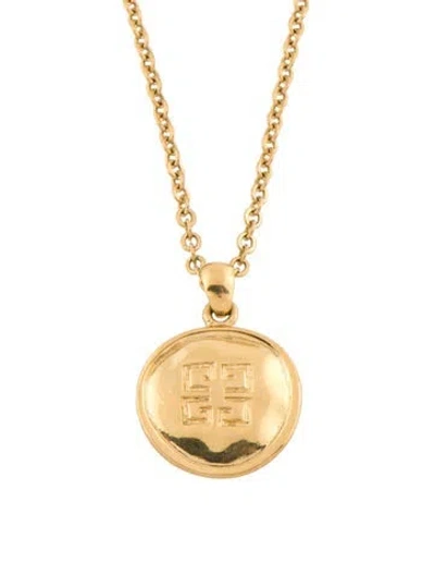 Pre-owned Givenchy Pendant Necklace, 31.5" In Multi