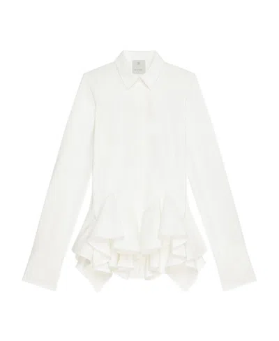 GIVENCHY GIVENCHY FLOUNCES POPLIN SHIRT