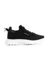 Givenchy Perforated Low-top Sneakers In Black