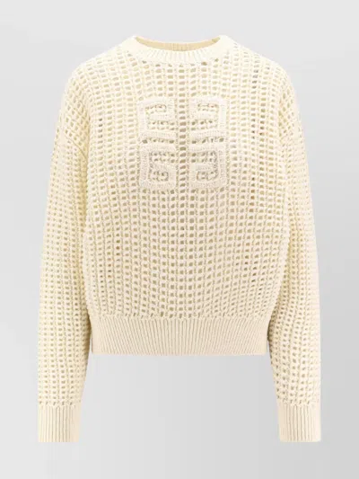 Givenchy Perforated Wool And Cashmere Knit Sweater