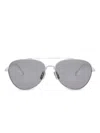 Givenchy Pilot Sunglasses In Gray
