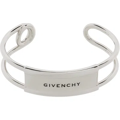 Givenchy Pin Cuff Bracelet In Burgundy