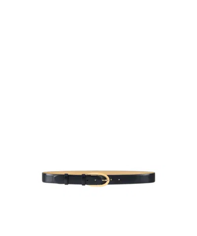 Givenchy Pinch Belt In Leather In Black