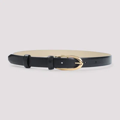 Givenchy Pinch Belt In Leather In Black