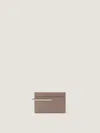 Givenchy Pinch Card Holder In Leather In Brown
