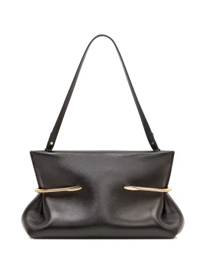 Givenchy Pinch Squeezed Horizontal Tote Bag In Nappa Leather In Black