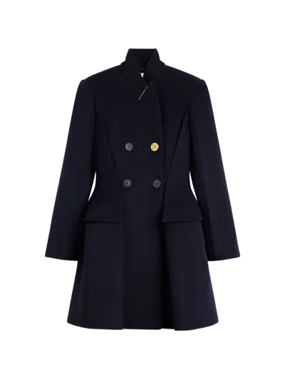 Givenchy Pinch Coat In Wool And Cashmere In Multicolor