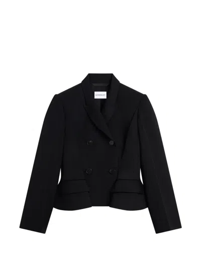 Givenchy Doppelreihige Jacke Aus Wolle In Black
