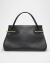 Givenchy Pinch Large Shoulder Bag In Smooth Leather In Gray