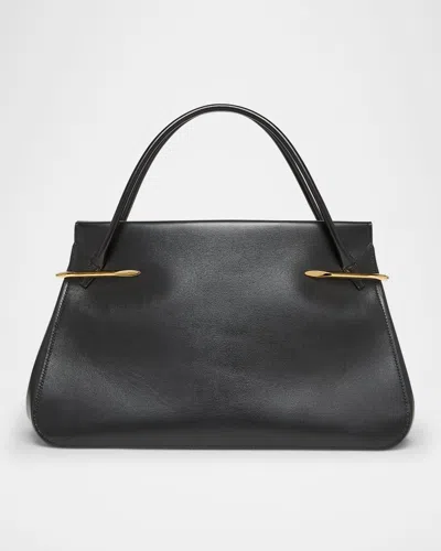 GIVENCHY PINCH LARGE SHOULDER BAG IN SMOOTH LEATHER