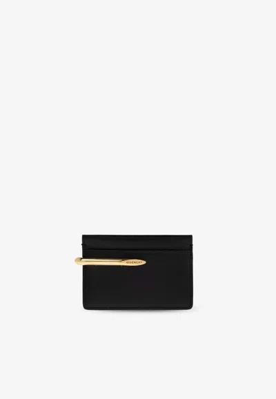 Givenchy Pinch Leather Cardholder In Black