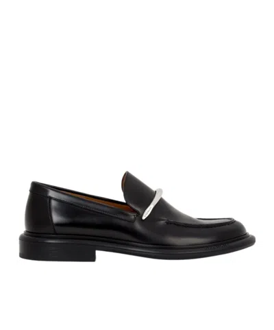 Givenchy Pinch Loafers In Brushed Leather In Animal Print