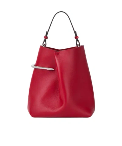 Givenchy Pinch Me Pouch In Nappa Leather In Red