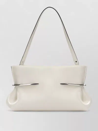Givenchy Pinch Soft Clutch Handle And Shoulder Strap In White