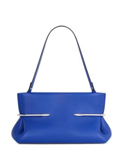 Givenchy Pinch Soft Clutch Aus Nappaleder In Blau