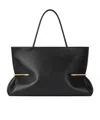 Givenchy Pinch Squeezed Horizontal Tote Bag In Nappa Leather In Black