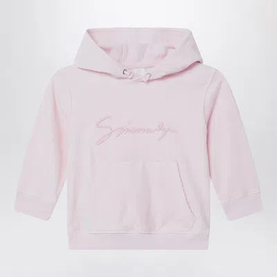 Givenchy Pink Ribbed Hoodie Women In Multi