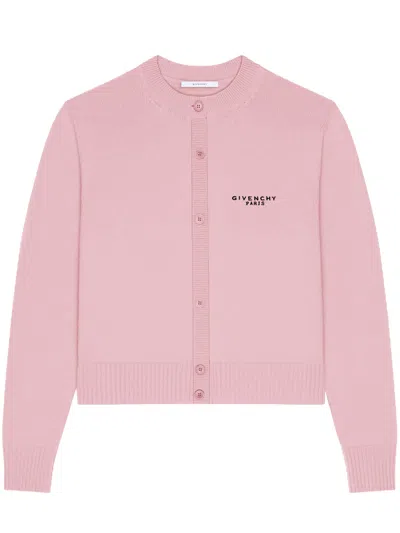 Givenchy Pink & Purple Wool Cardigan