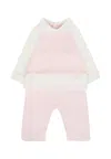 Givenchy Pink Babygrow For Baby Girl With Logo In Pink