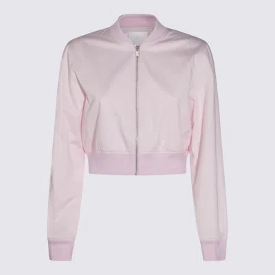 Givenchy Blouson With Back Embroidery In Pink