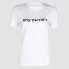 Givenchy White Cotton T-shirt In Pink