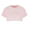 Givenchy Pastel Pink Cotton Crop Top In Pink