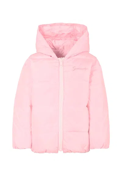 Givenchy Pink Down Jacket For Kids With 4g Motif