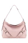 GIVENCHY PINK LEATHER MEDIUM VOYOU BOYFRIEND SHOULDER BAG