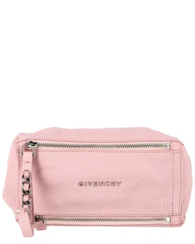 Givenchy Pink Leather Mini Pandora Wristlet (authentic Pre-loved)