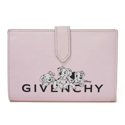 Pre-owned Givenchy Pink Leather Wallet (bi-fold) ()