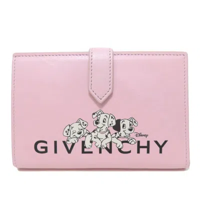 Pre-owned Givenchy Pink Leather Wallet (bi-fold) ()