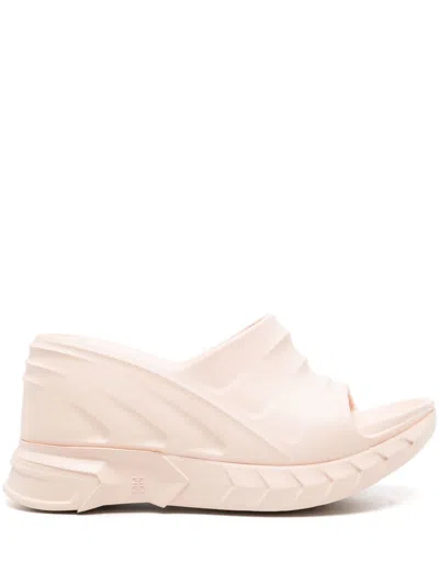 Givenchy Pink Marshmallow 110 Wedge Sandals
